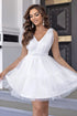 'Sienna' V-Neck Shoulder Mesh Dress - Celes Fashion